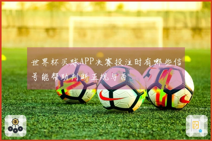 世界杯买球APP决赛投注时有哪些信号能帮助判断正规与否